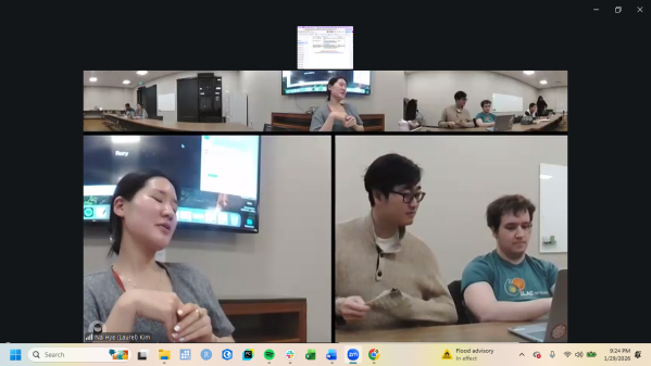 GSC councillors on Zoom.