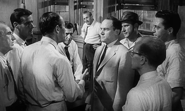 A scene from the film "12 Angry Men" (1957). (Courtesy of Wikimedia Commons)