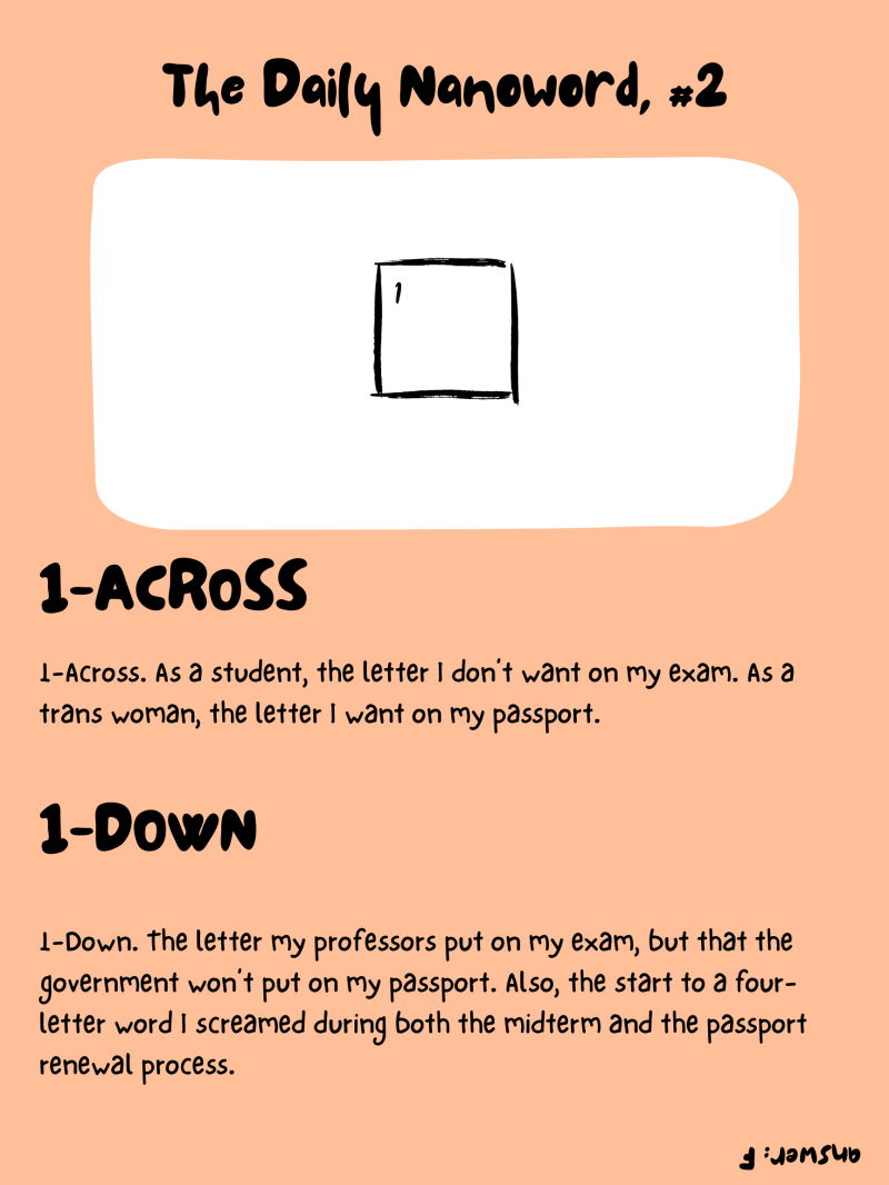 Nanoword #2 1 Nanoword #2