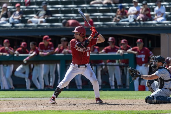 Junior Luke Lavin during a game against Grand Canyon on May 11, 2025. Lavin hit the fourth homerun of his career on Friday against Arizona. (Photo: JOHN LOZANO/ISI Photos)