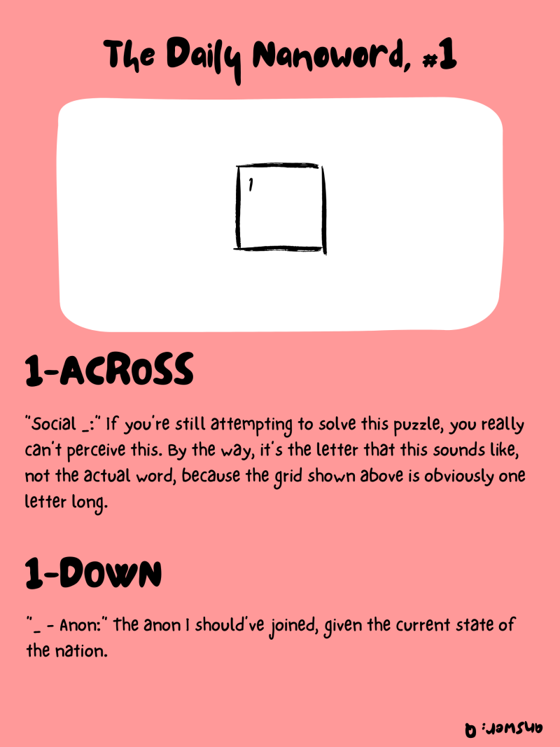 Nanoword #1 1 Nanoword #1