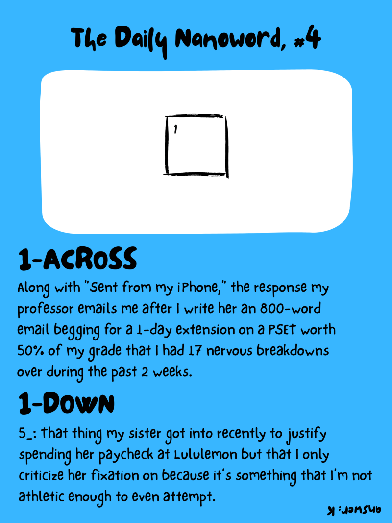 Nanoword #4 1 Nanoword #4