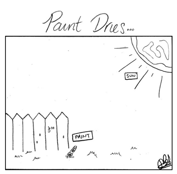 Paint Dries. (Graphic: JENNY BALLUTAY/The Stanford Daily)