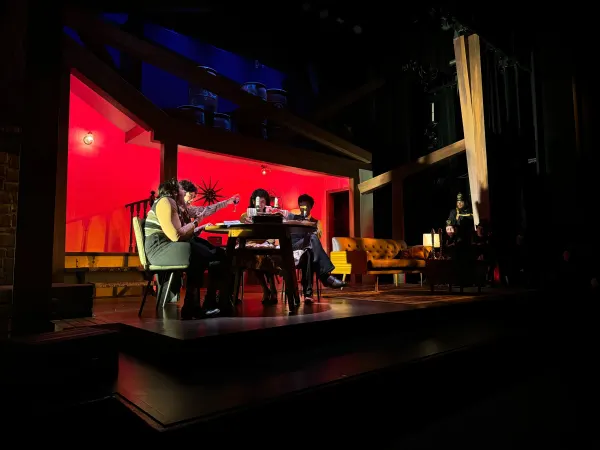 Viewers are slowly introduced to a dystopian world ruled by a constant fear of arsonists. (Photo: DAN KUBOTA/The Stanford Daily)