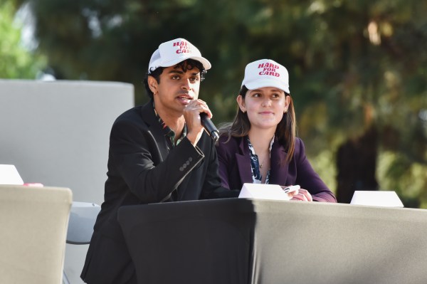 Madhav Prakash '27 and Eva Lacy '27