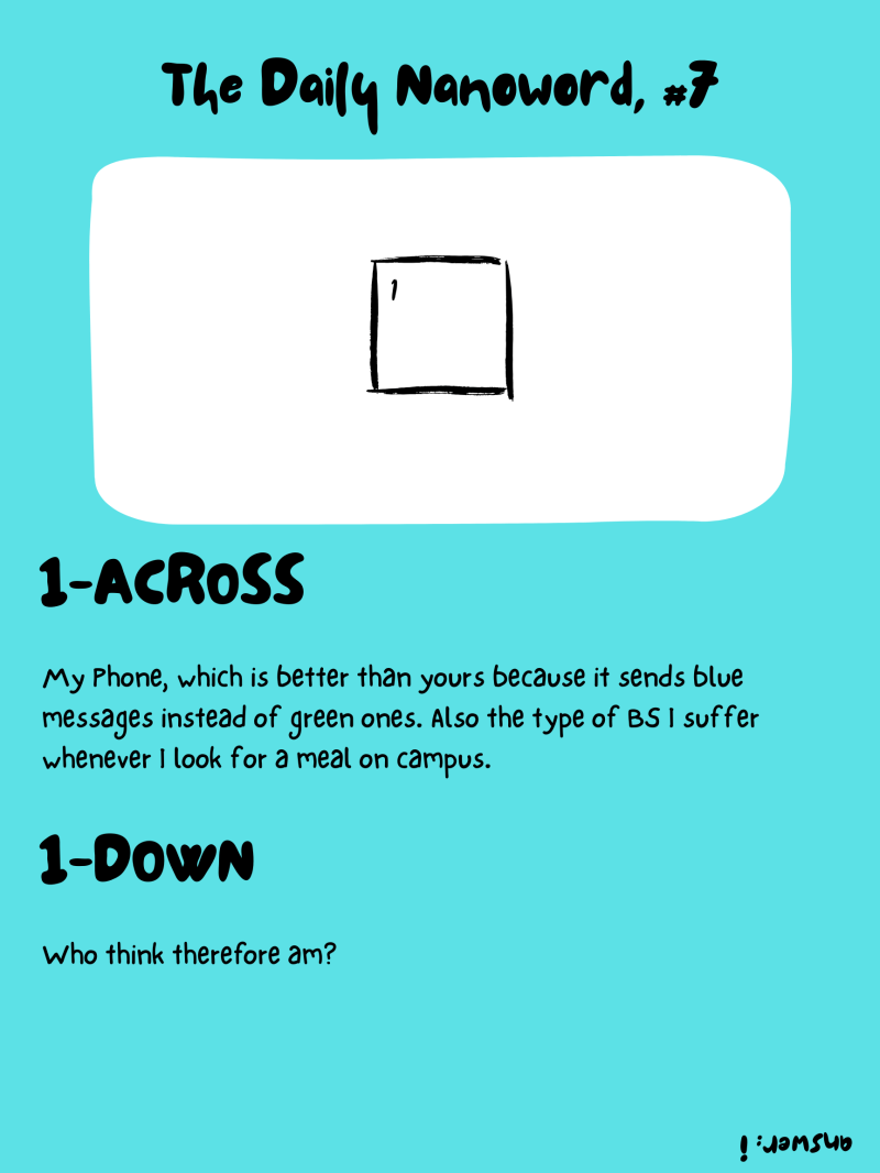 Nanoword #7 1 Nanoword #7