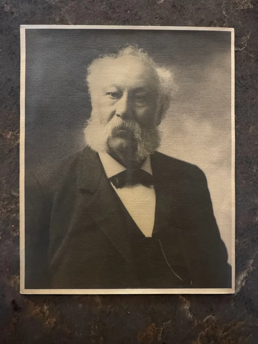Unearthed 128-year-old speech provides glimpse into Leland Stanford’s life 3 A portrait of Francis E. Spencer, close friend of Leland Stanford and one of the original 24 members of the Board of Trustees of Stanford University.
