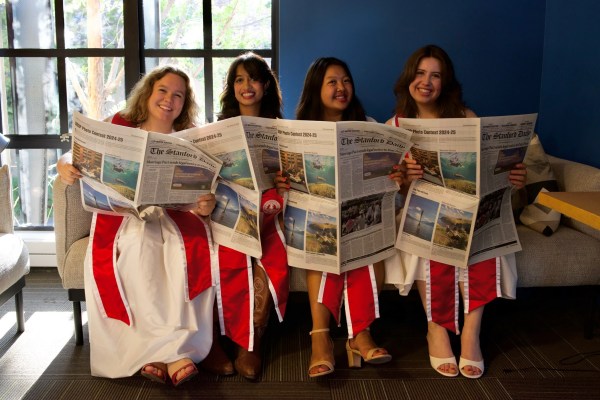 A photo of four sweet Daily seniors on teh