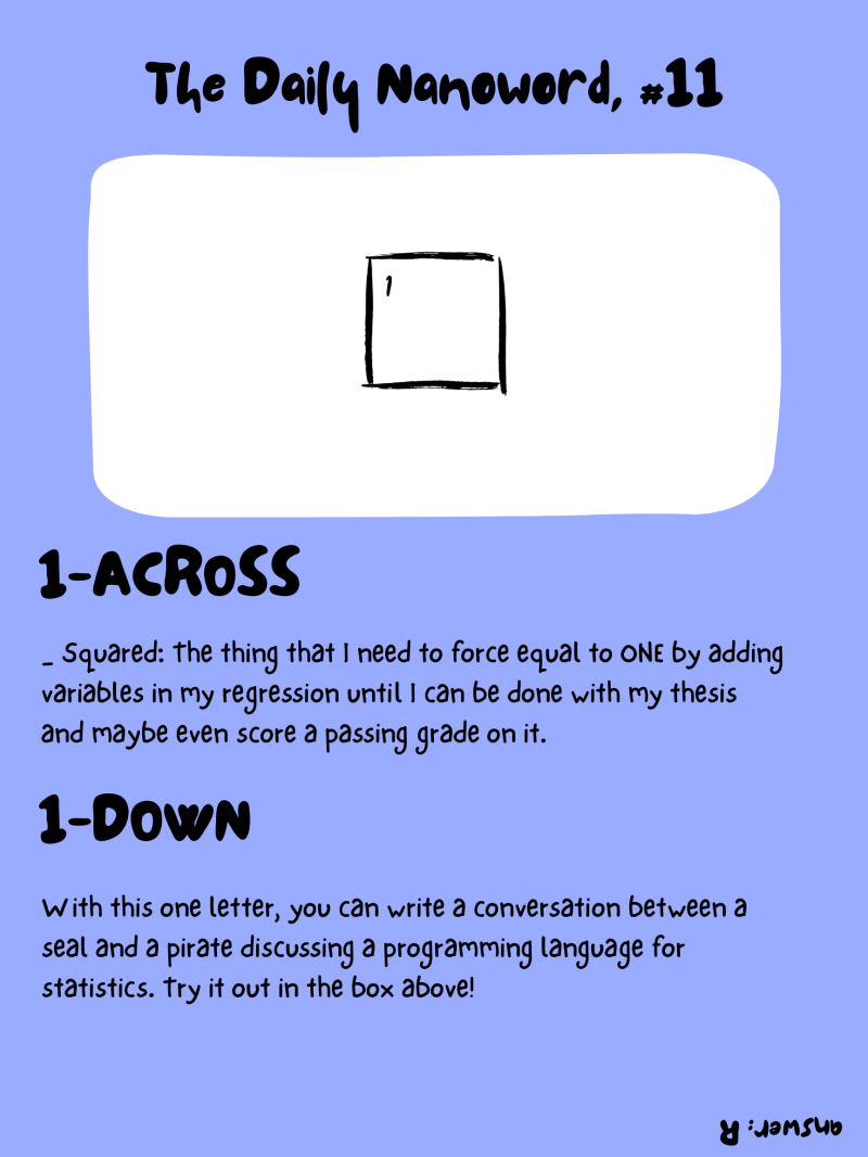 Nanoword #11 1 Nanoword #11