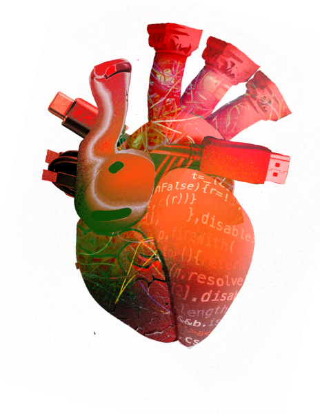 How students began building a “tech solution to the love problem.” (Graphic: MEI KNUTSON/The Stanford Daily)