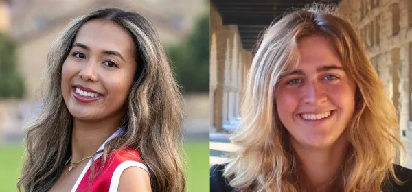 Ava Brown and Georgia Walker-Keleher.