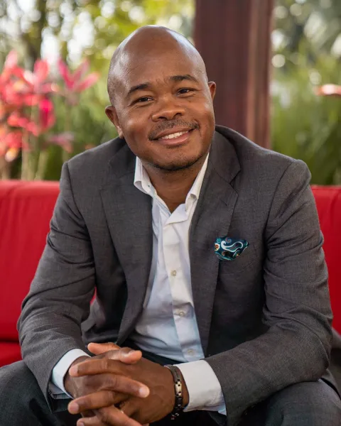 Fred Swaniker '04, a Ghanaian entrepreneur and educator.