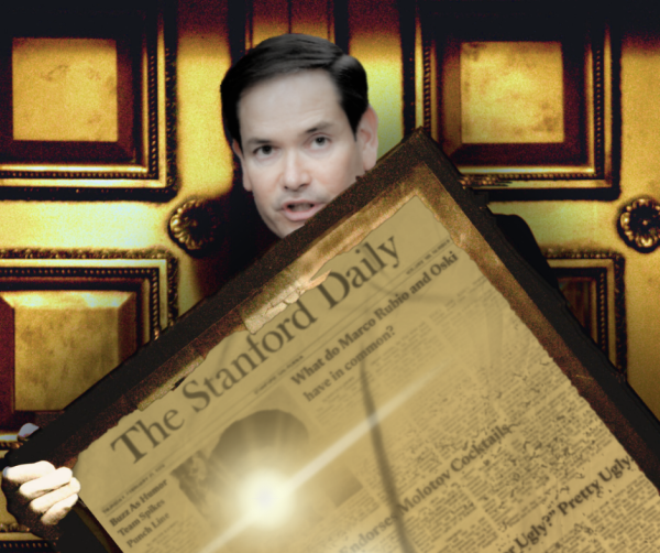 Take that, rube! We’re a national treasure, filed with the Constitution and other documents currently being ignored. (Graphic: JENNY BALLUTAY / The Stanford Daily)