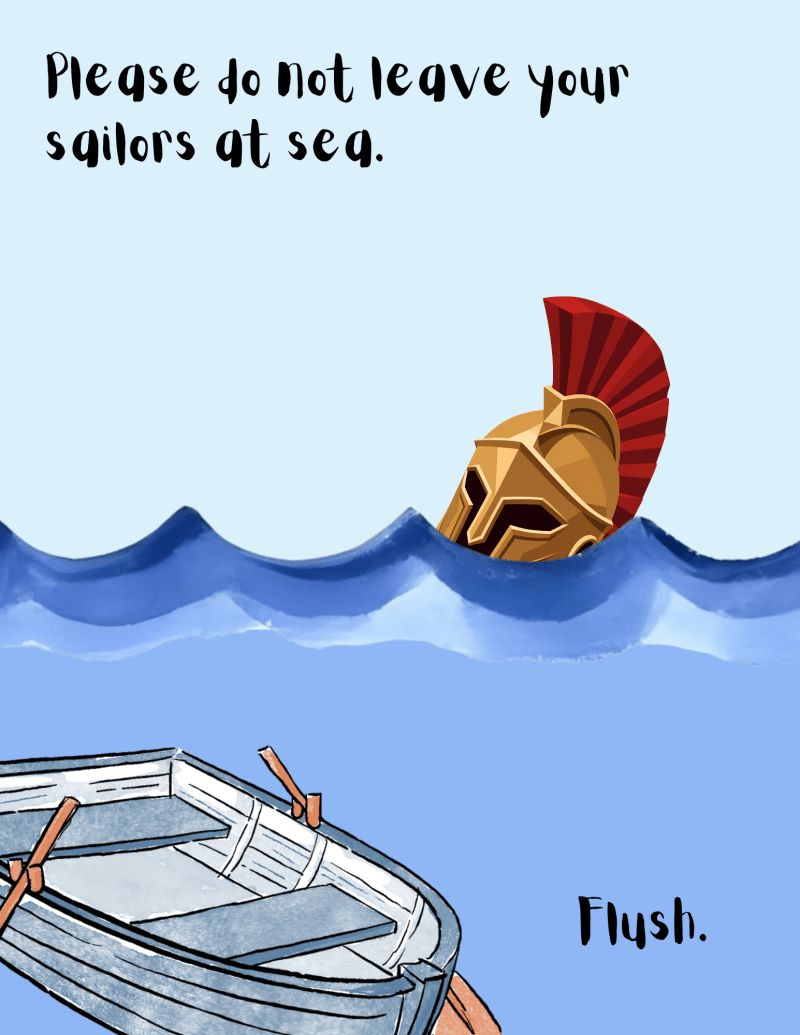 Humor section sponsors… Odyssey themed bathroom posters 3 Humor section sponsors… Odyssey themed bathroom posters