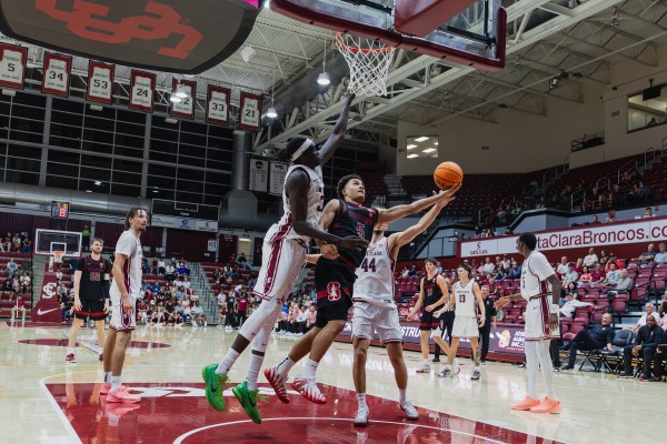 Julius Price goes for a layup.