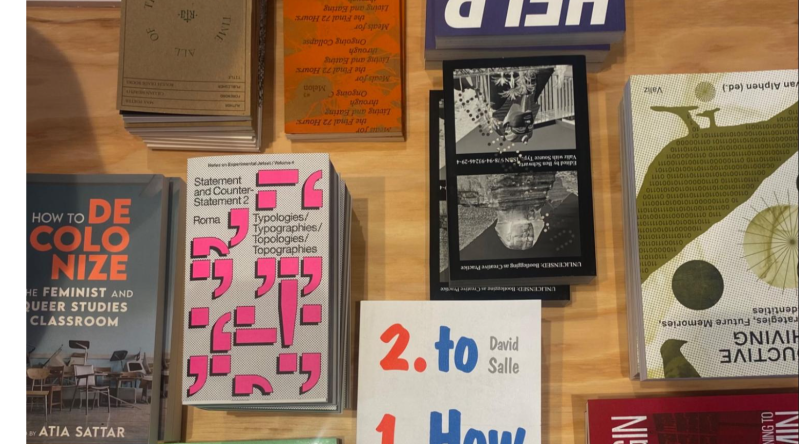 A new home for art and books: Hauser & Wirth opens its doors 2 The books at Hauser & Wirth with vibrant and experimental colors. (Photo: AYLA GHARAVI/The Stanford Daily)
