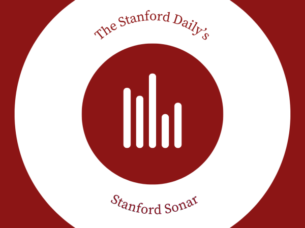 A graphic of a sonar wave accompanied by the text "The Stanford's Daily Stanford Sonar."