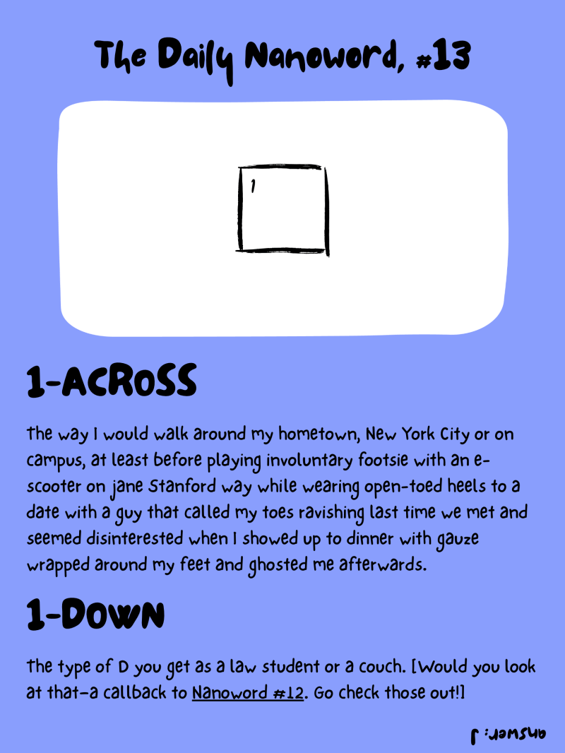 Nanoword #13 1 Nanoword #13