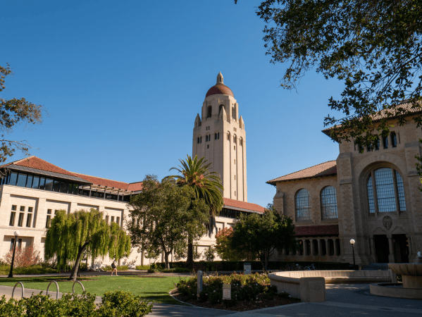 The event featured research fellows who presented their findings on the implications of space-based data centers. (Photo: CRYSTAL CHEN/The Stanford Daily)