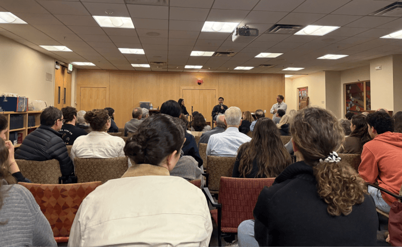 Oct. 7 survivors recount hostage experiences at Hillel 1 Oct. 7 survivors recount hostage experiences at Hillel